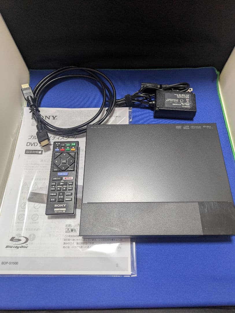 即購入可残1台 完動品SONYソニーブルーレイ/DVDプレーヤBDP-S1500