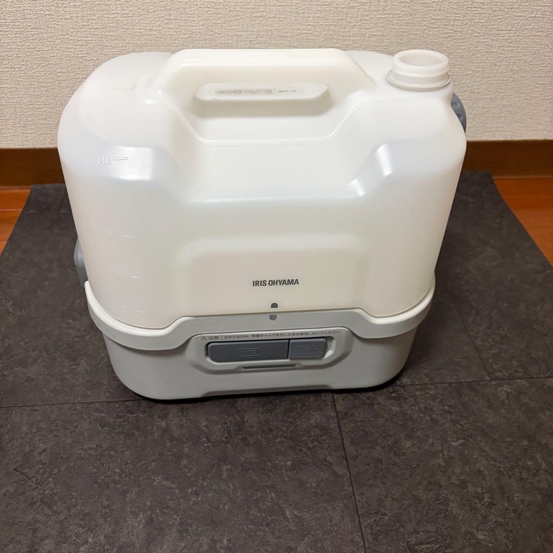 IRIS OHYAMA■充電式ポータブルウォッシャー■JPW-T81-W/H