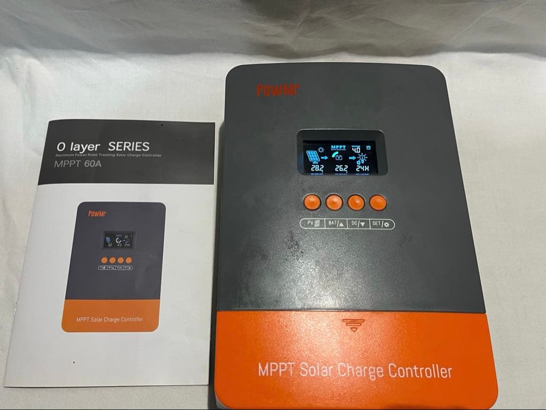 POWMr MPPT 60A ソーラー充電コントローラー