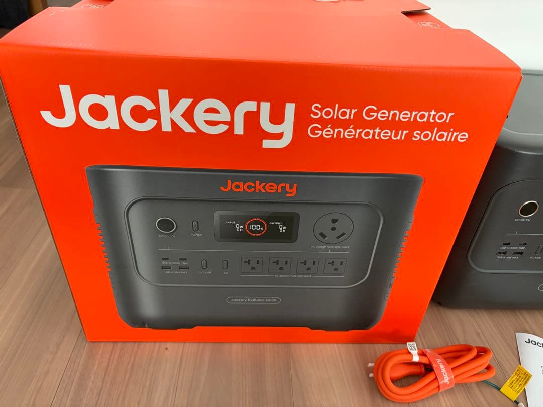 新品未使用　定価359000円　Jackery ポータブル電源 3000 New