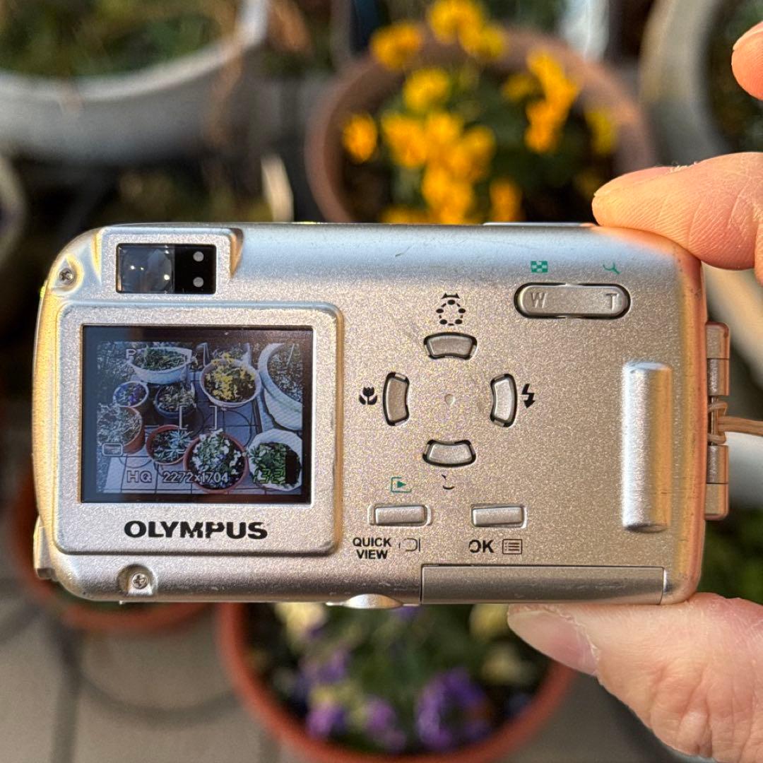 OLYMPUS μ400 防水 オールドコンデジ 難あり