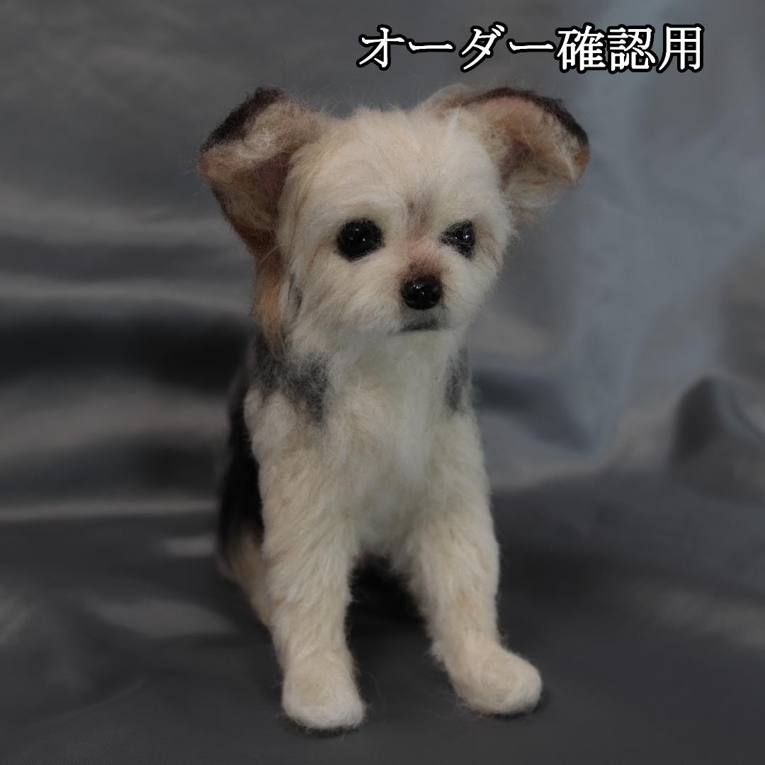 羊毛フェルト Ｎ様 チワワ ヨーキー ヨーチワ 犬 ハンドメイド オーダー
