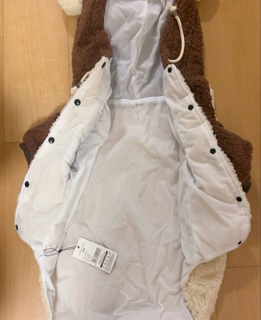 ペット犬服 冬用 柴犬 秋田犬 中型 大型犬用 綿服 スウェット 帽子付　6XL