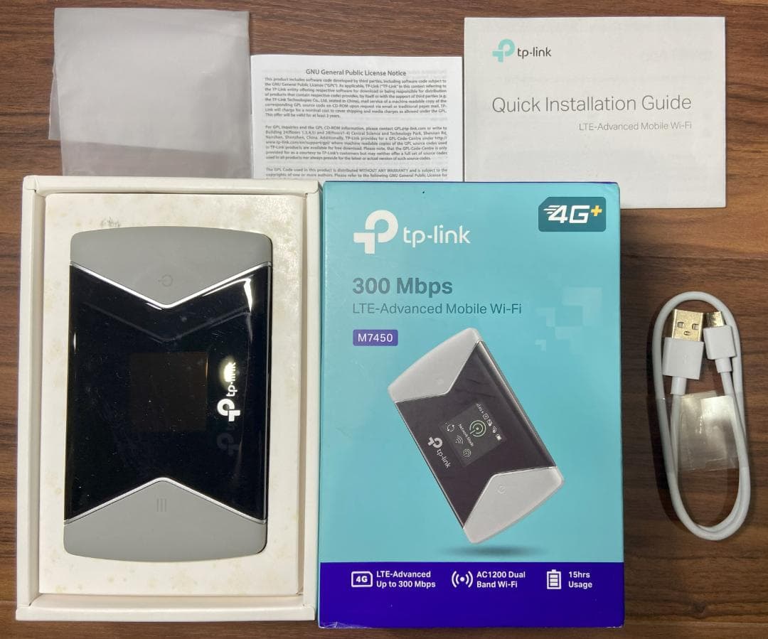 tp-link M7450 モバイルWi-Fi 300Mbps