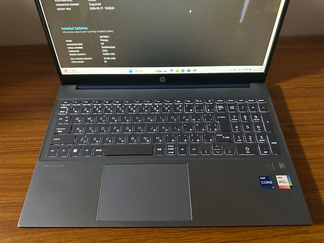 HP 15 Core i7-1260P 16Gb 1TB タッチパネル