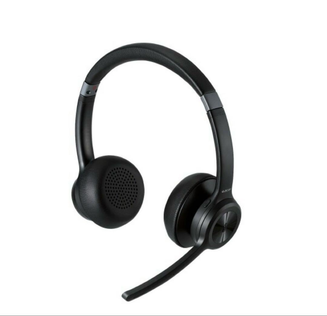 【新品未使用】ELECOM ワイヤレスヘッドセット LBT-HSOH20BK