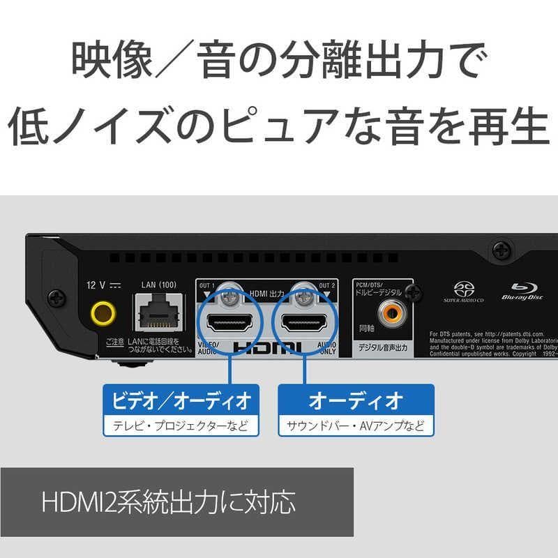 【 新品】ソニー ブルーレイプレーヤー ブラック UBPX700