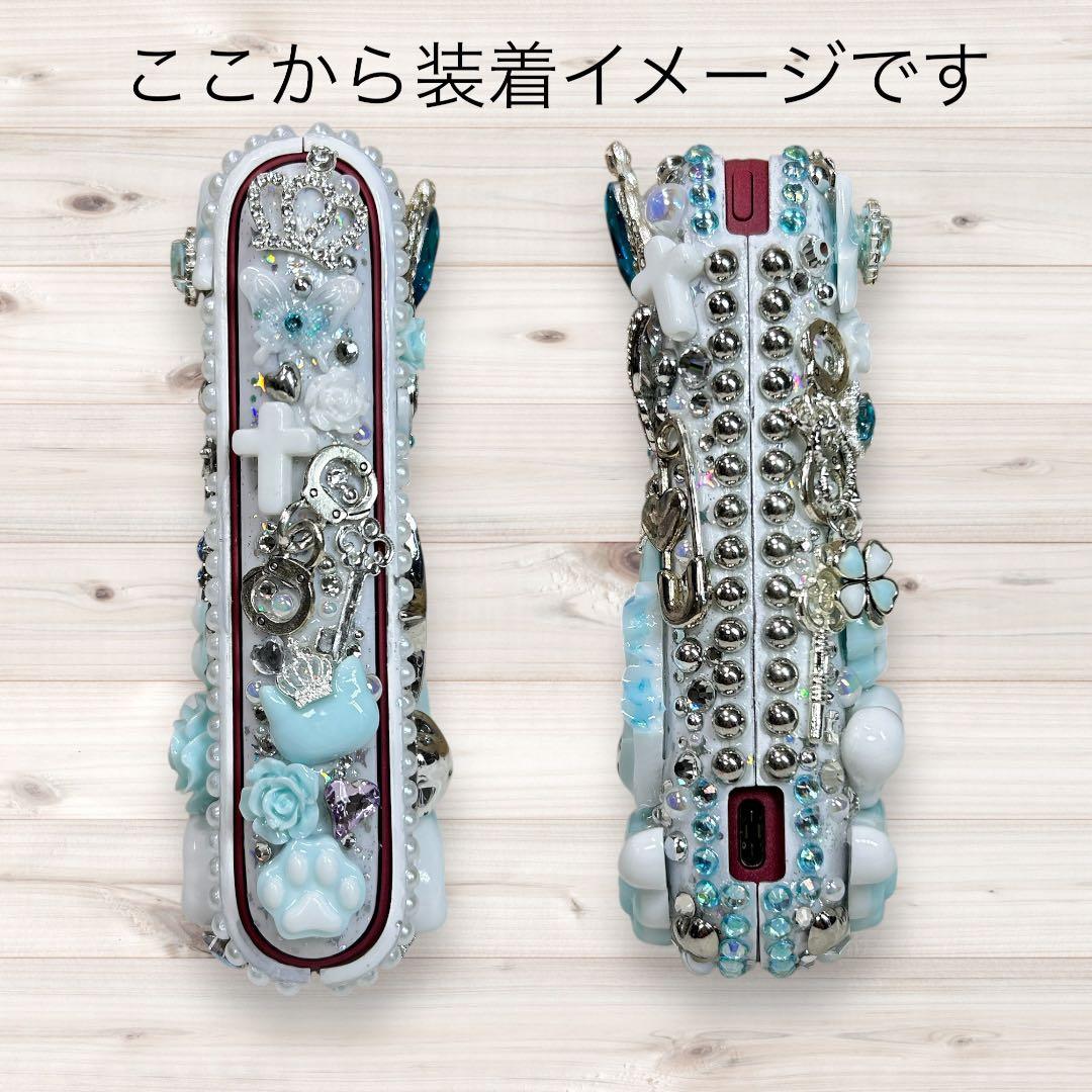 ［即購入可］IQOSイルマ（i)デコ46＆ドアカバー-白×水色-