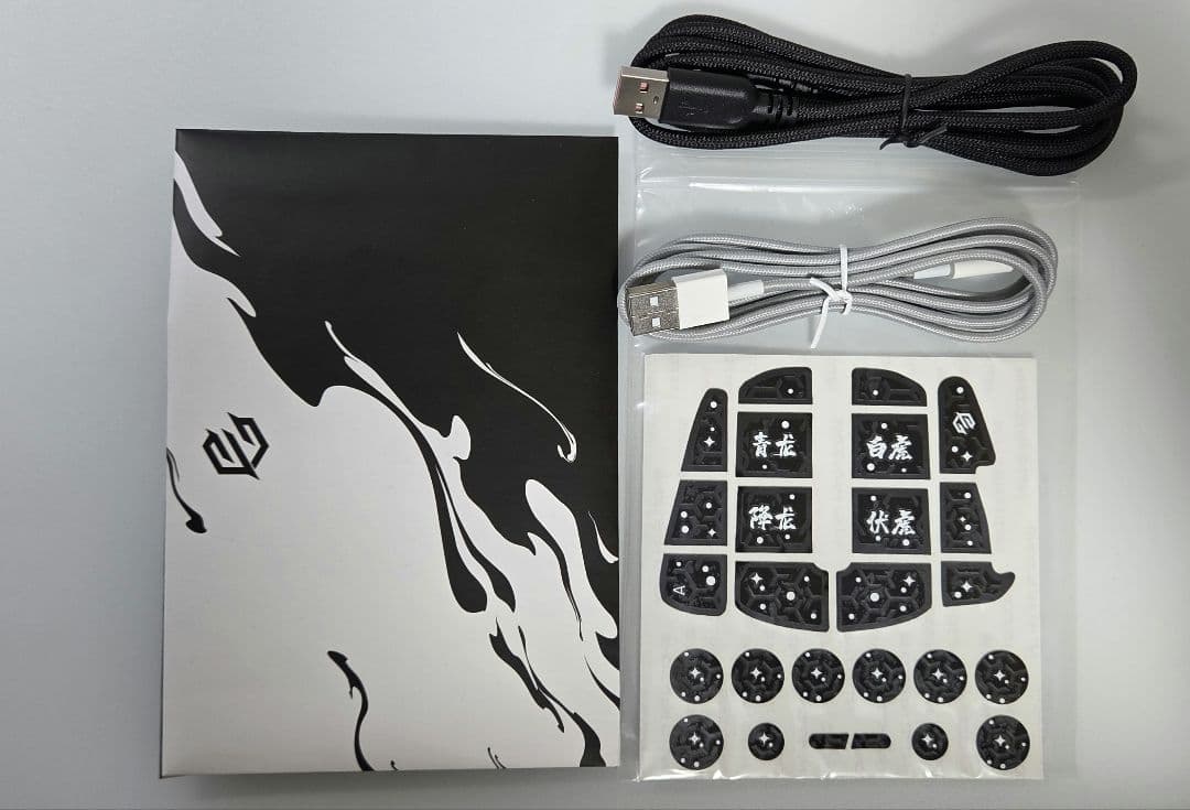 G-Wolves Fenrir Asym 8K ワイヤレスマウス クリアブルー
