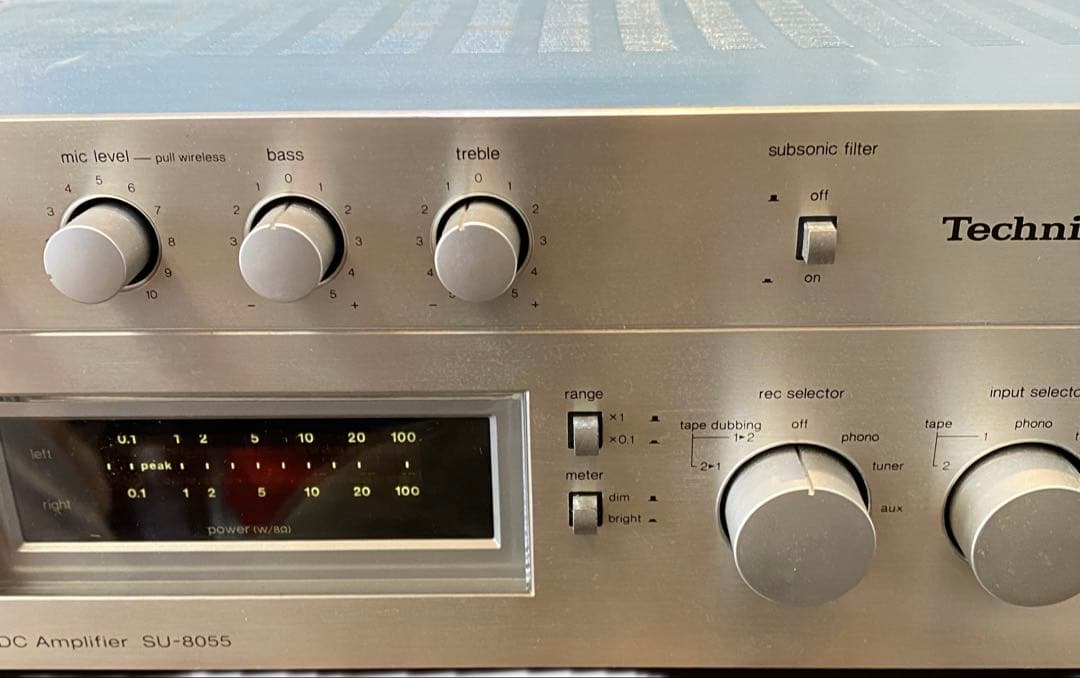 Technics ステレオインテグレーテッドDCアンプ SU-8055 ジャンク