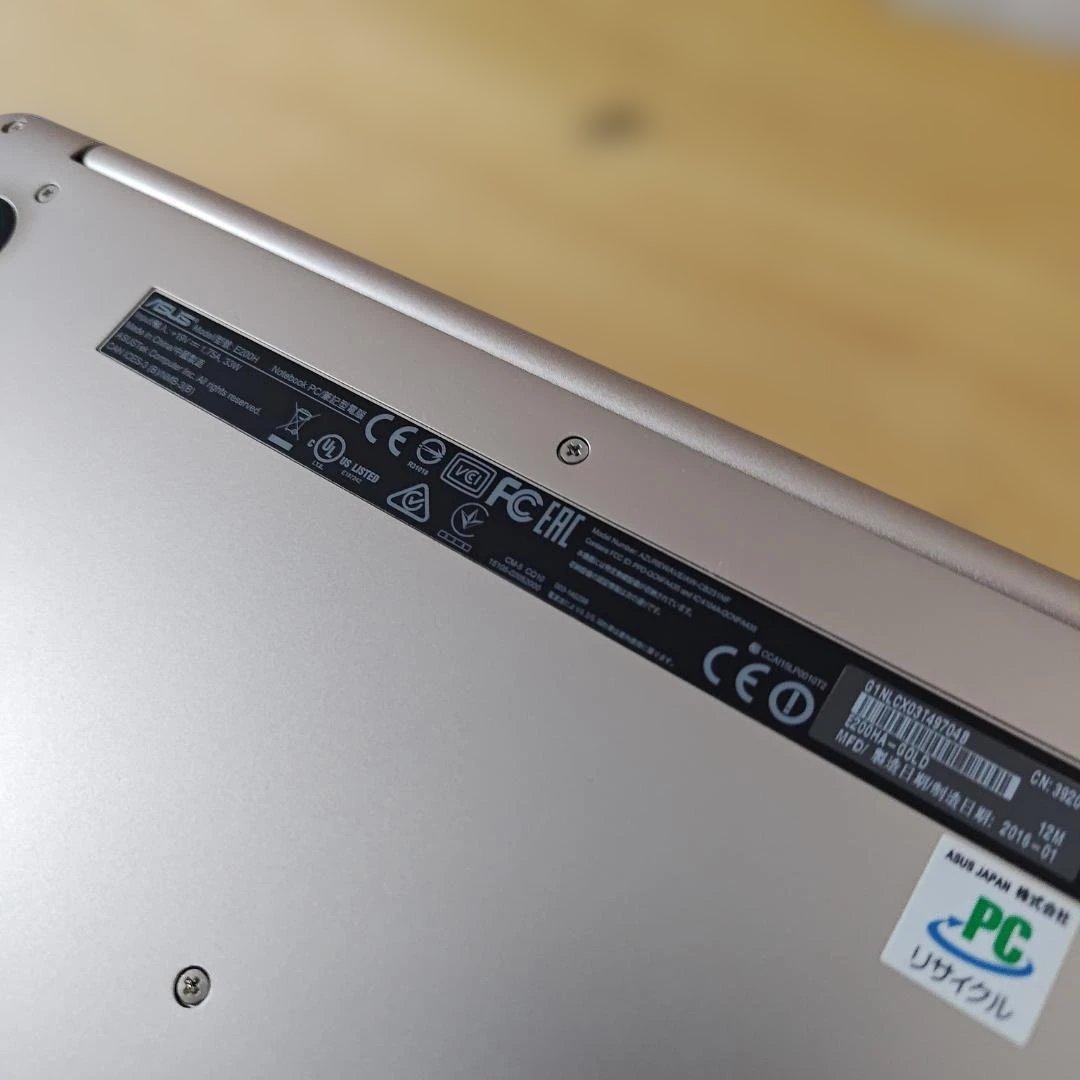【難あり・美品】ASUS VivoBook E203NA ノートPC ゴールド