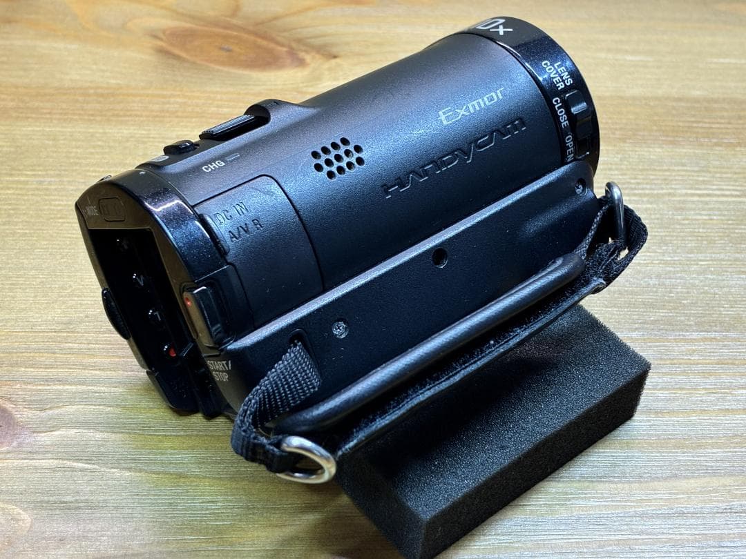 ①美品SONY HDR-CX120 HDビデオカメラ 16GB内蔵メモリ