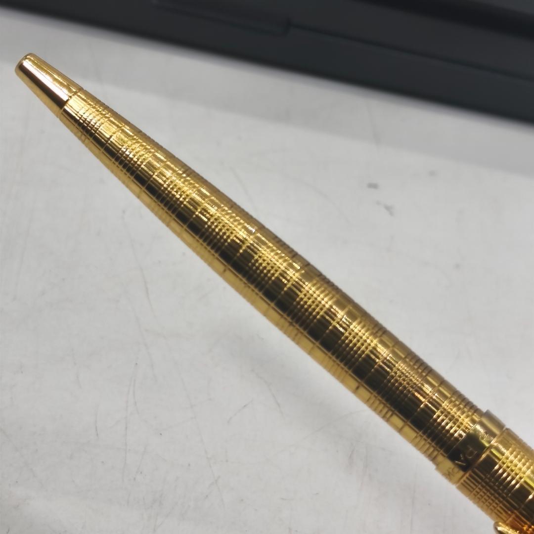 PARKER　パーカー　　ゴールドチェック　ノック式　ボールペン