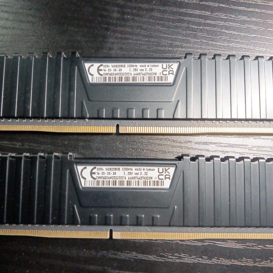 メモリー Corsair Vengeance LPX DDR4 16GB 3200MHz