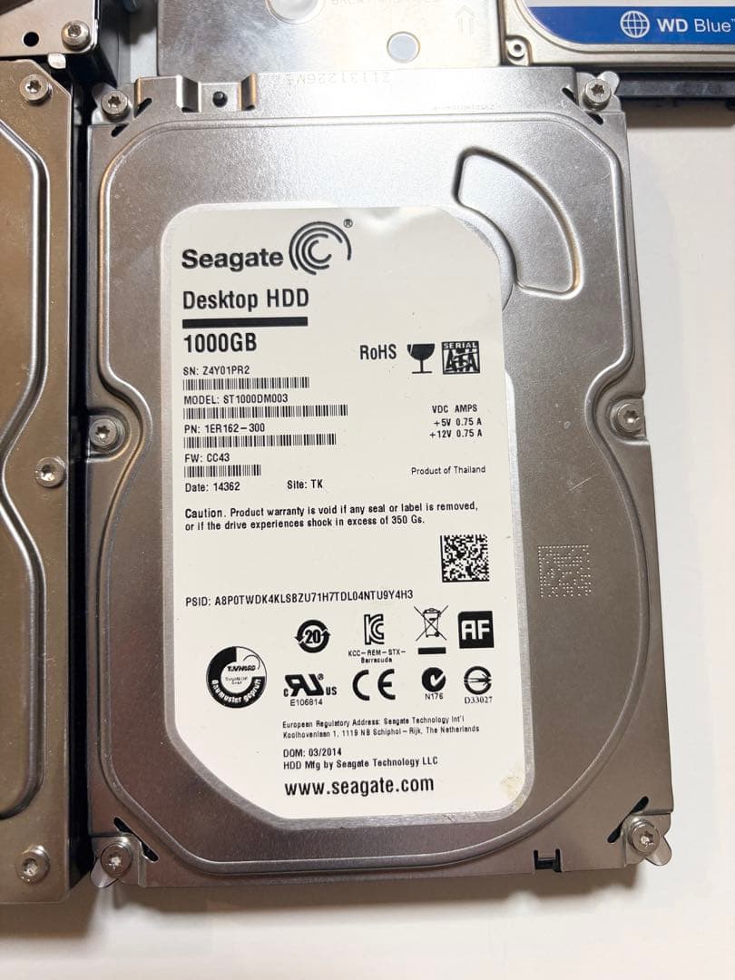 HDD 7個まとめ売り　合計6T980GB WD Blue