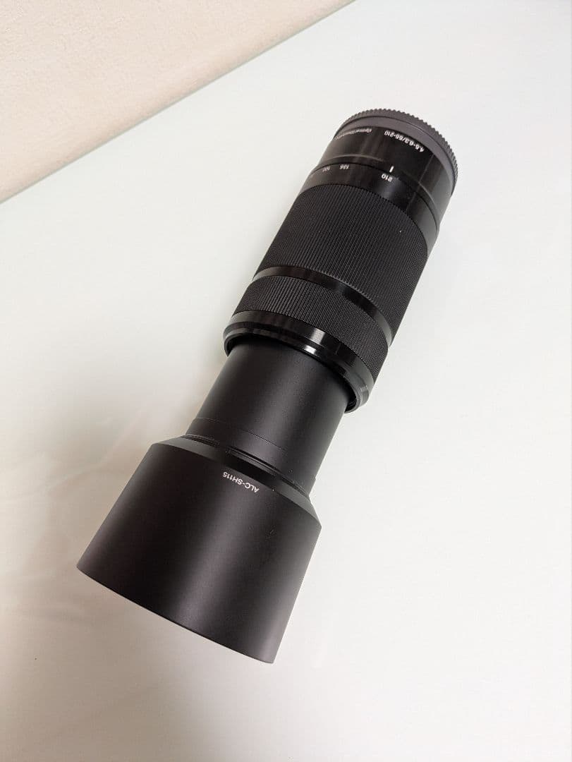 SONY E 55-210mm F4.5-6.3 OSSレンズ 超美品 フード付