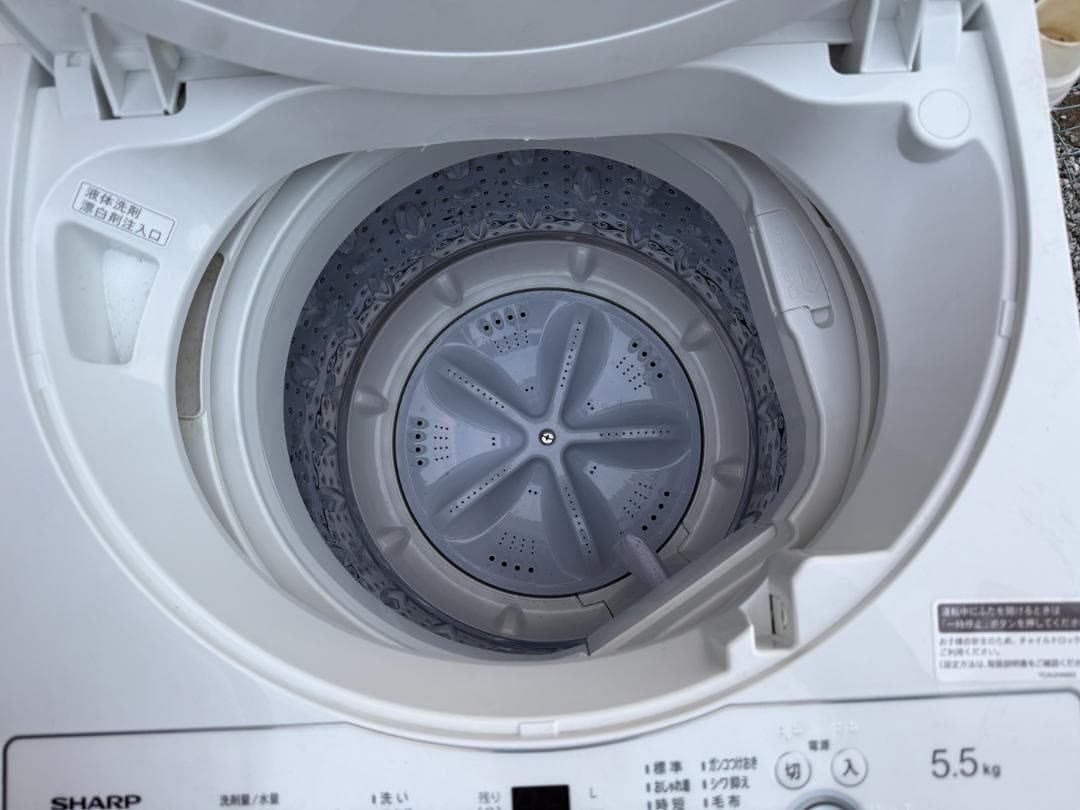 【高年式】SHARP 洗濯機 2024年 ES-GE5H 5.5kg