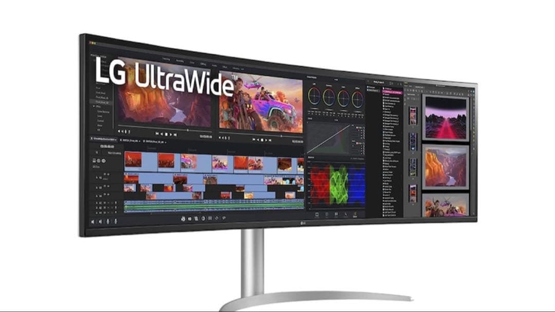 LG 49WQ95C-W 49インチ ウルトラワイドモニター（中古）