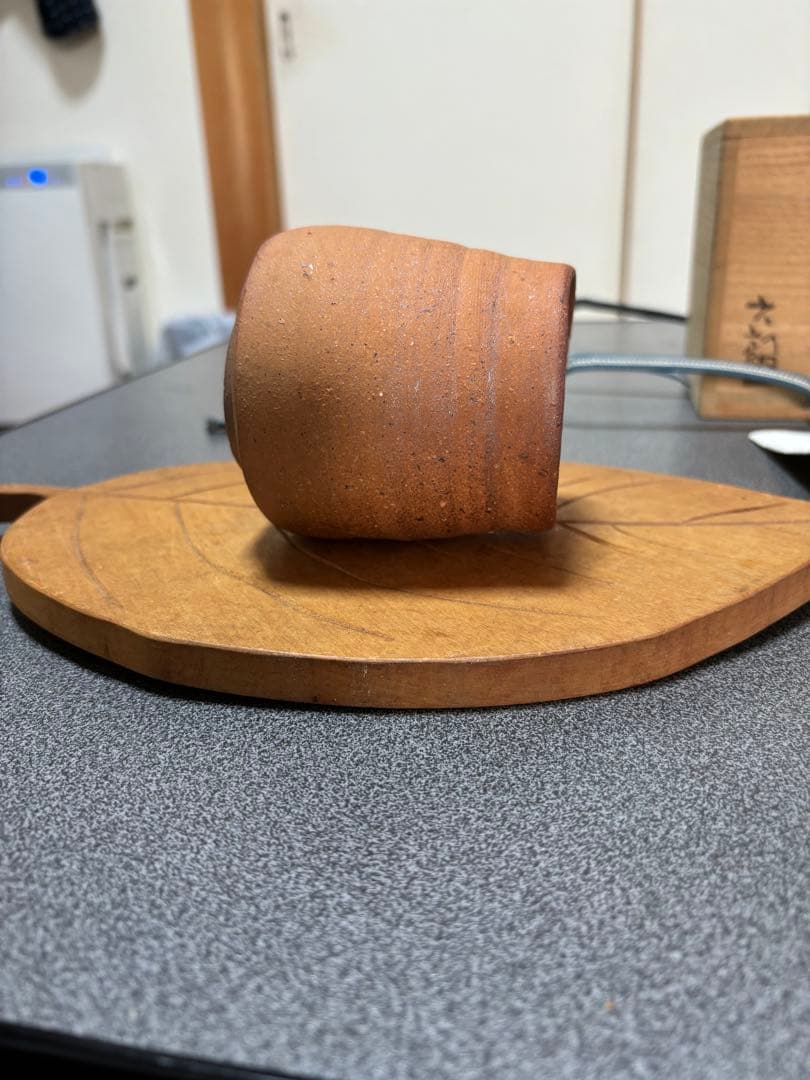 備前焼　酒器の神様　中村六郎作　湯呑み　焼酎杯お値下げしました。