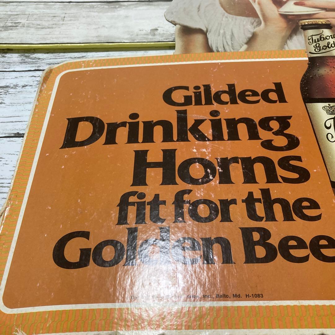 ツボルグビール　宣伝用バナー　アンティーク　ビンテージ