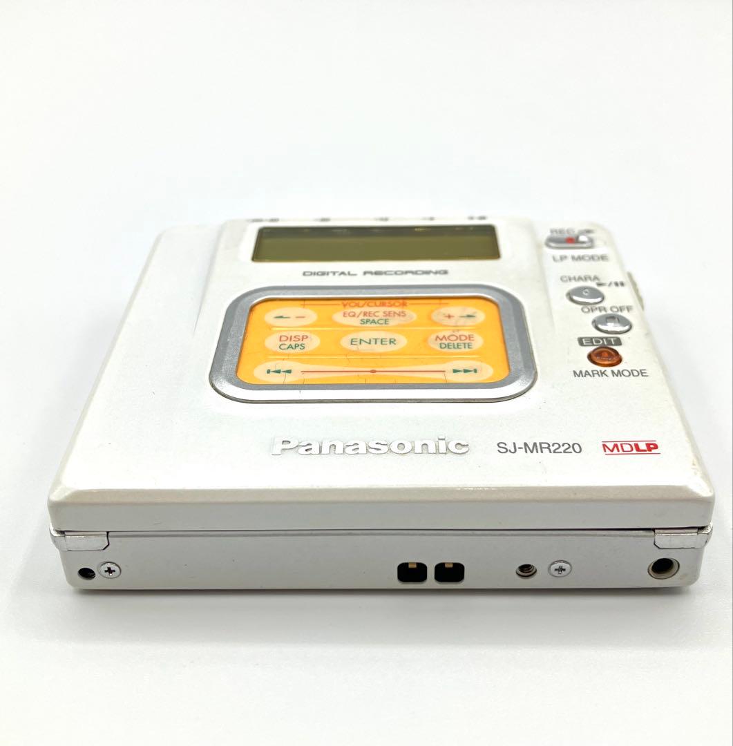 Panasonic SJ-MR220 ポータブルMDプレーヤー　通電OK