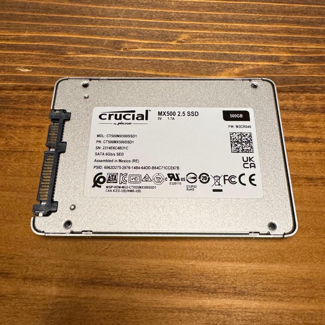 CRUCIAL 2.5インチSSD MX500 500GB