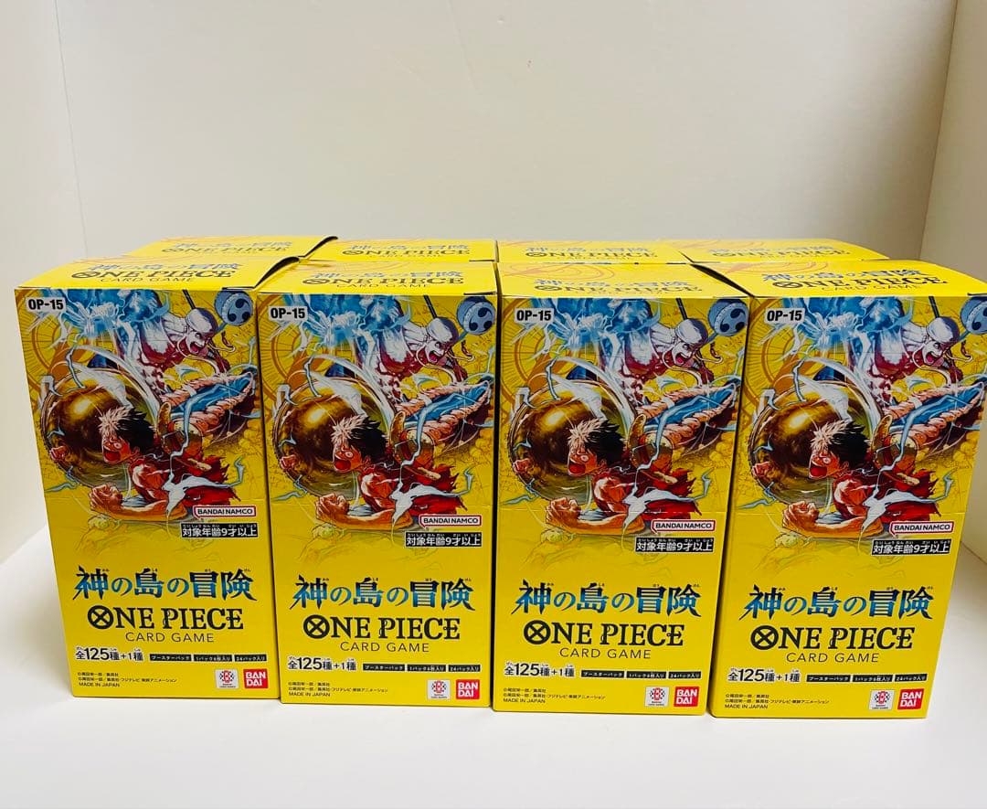 新品未開封　ONE PIECE カード　神の島の冒険　8ボックス