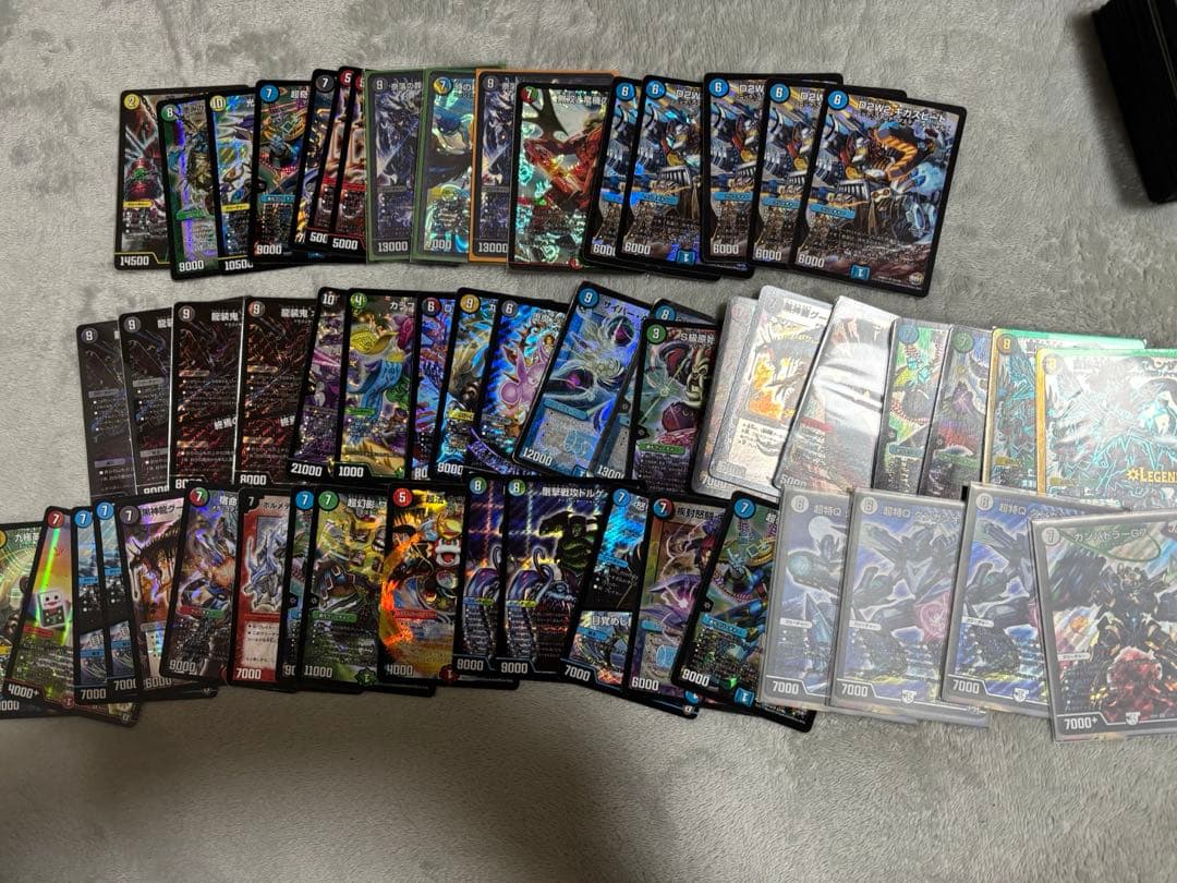 デュエマ まとめ売り キラ多数＋ノーマル2000枚以上 デッキパーツ豊富 引退品