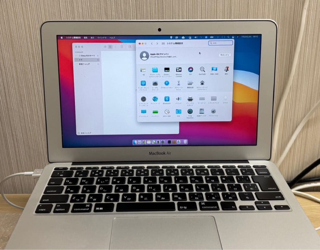【MacBook Air 2014 11インチ i5 4GB 初期化済み 現状