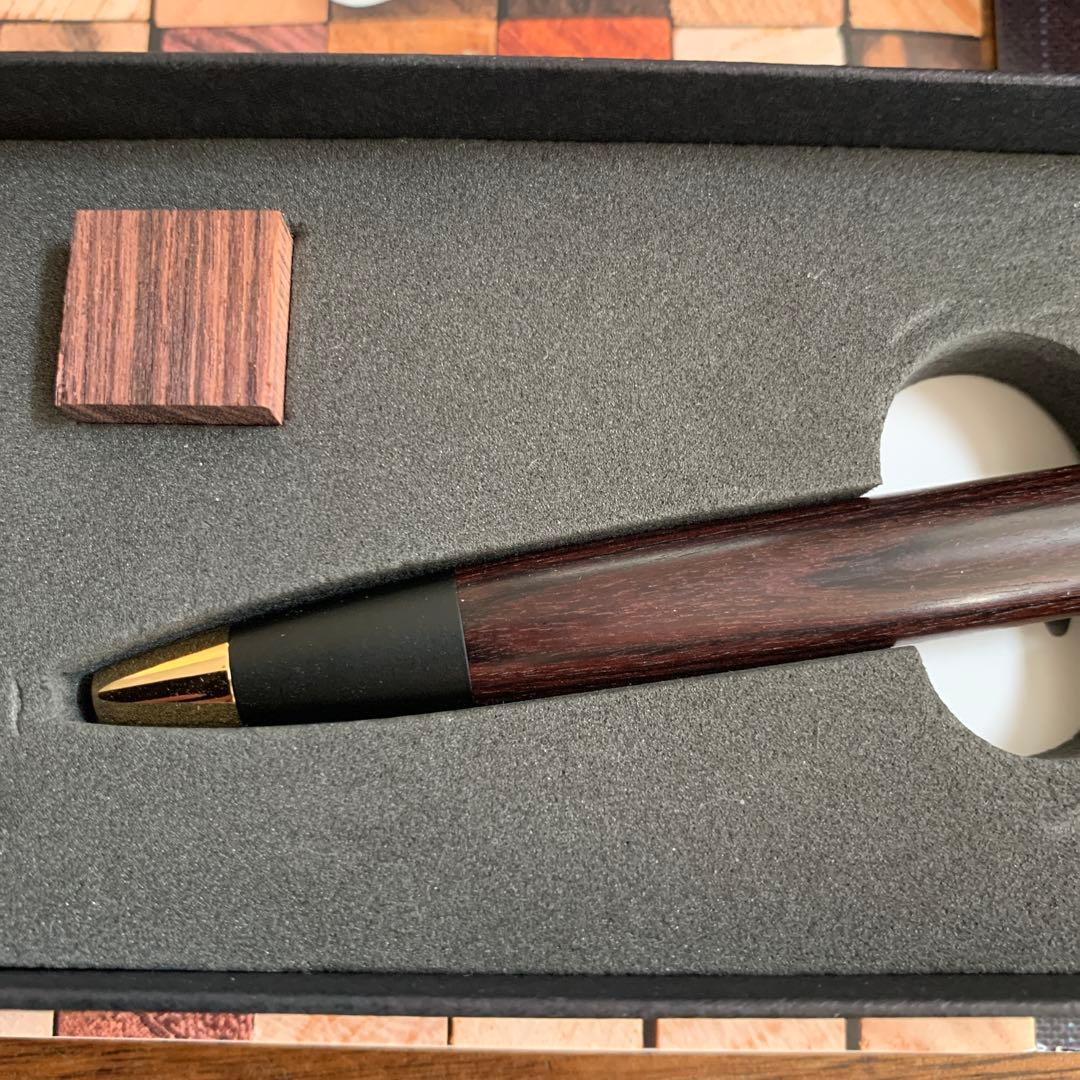 野原工芸　キングウッド　スリムボールペン