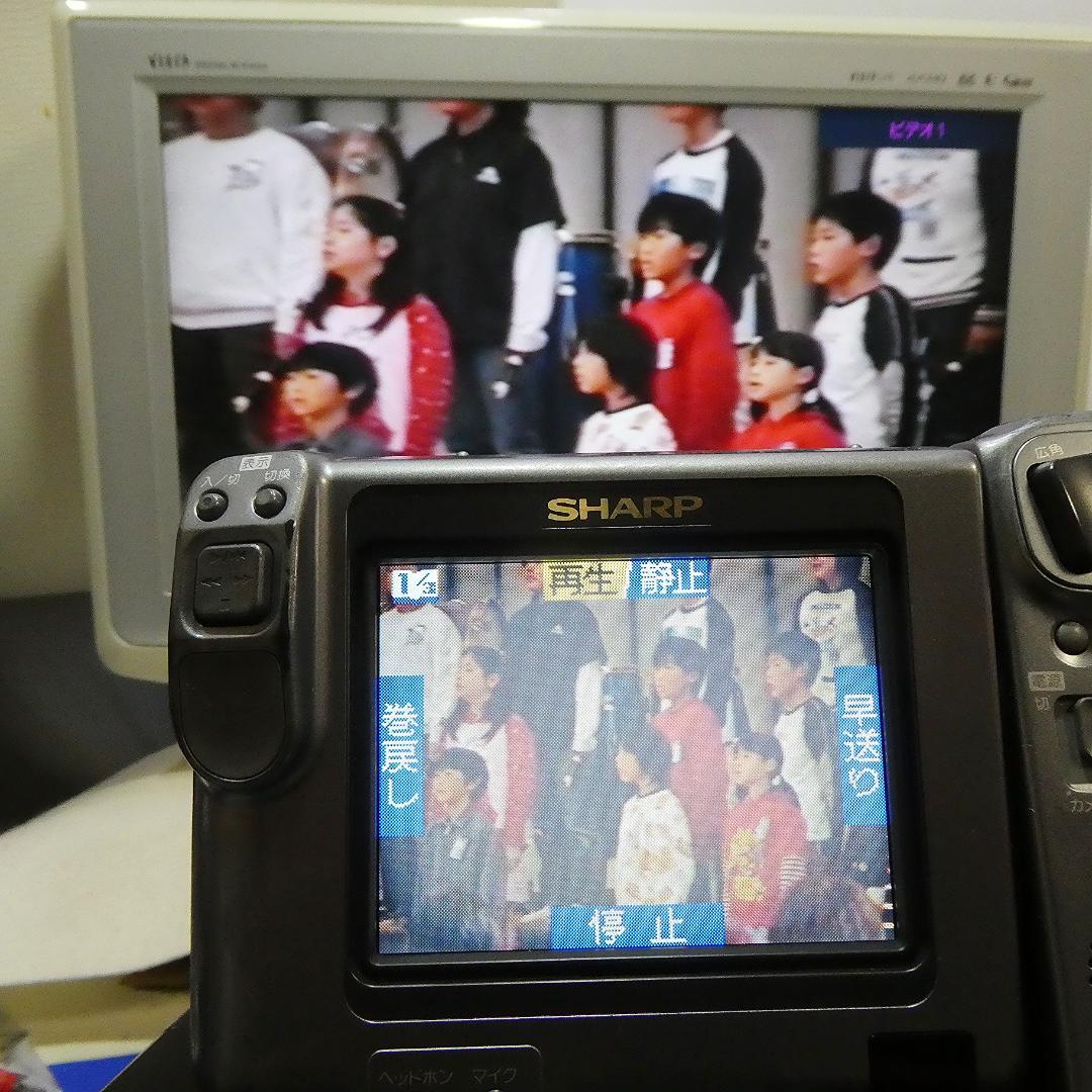 シャープ VL-HL55 動作良好　VideoHi8 ビデオカメラDVD化に最適