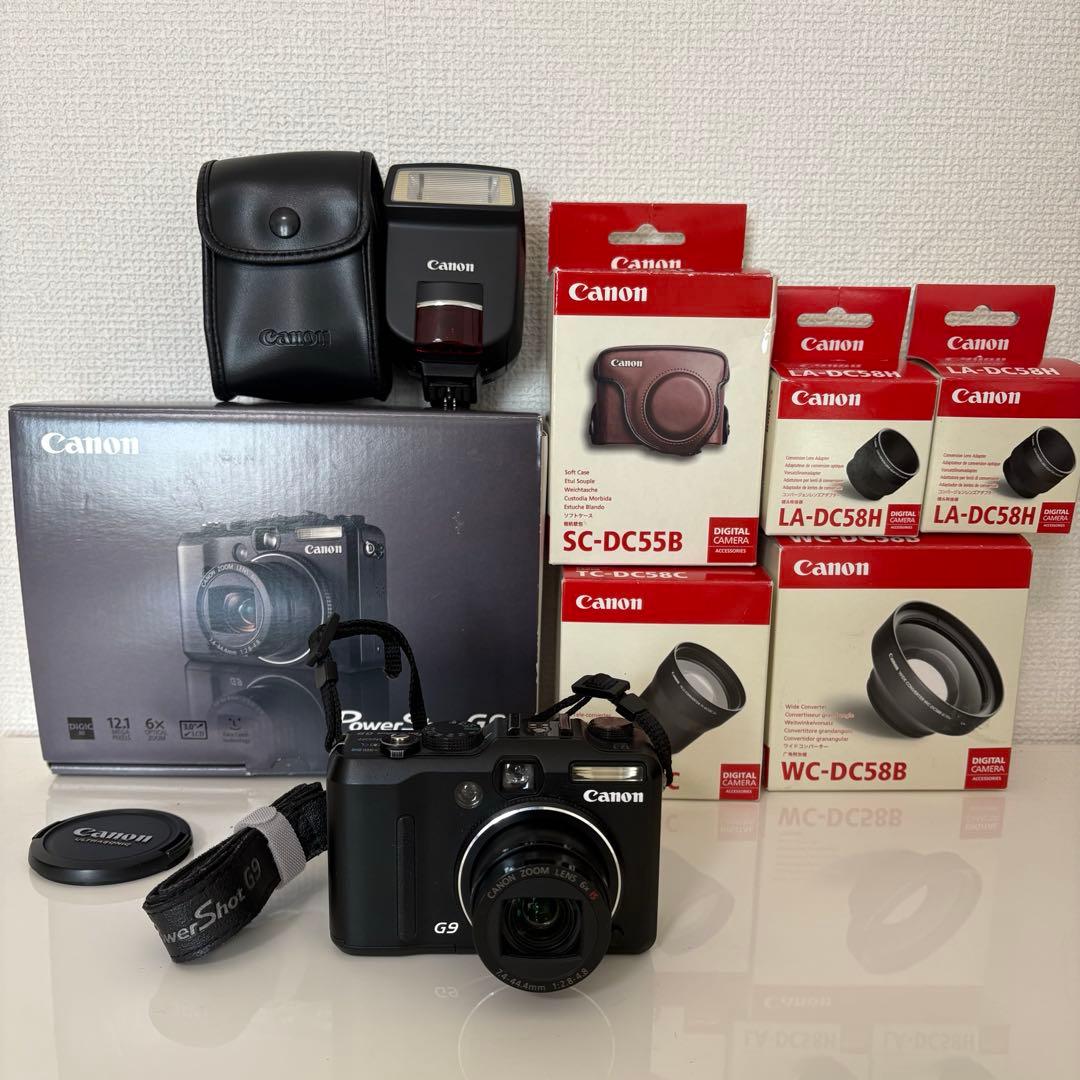 【しばライオンさん専用】Canon PowerShot G9 本体と付属品多数