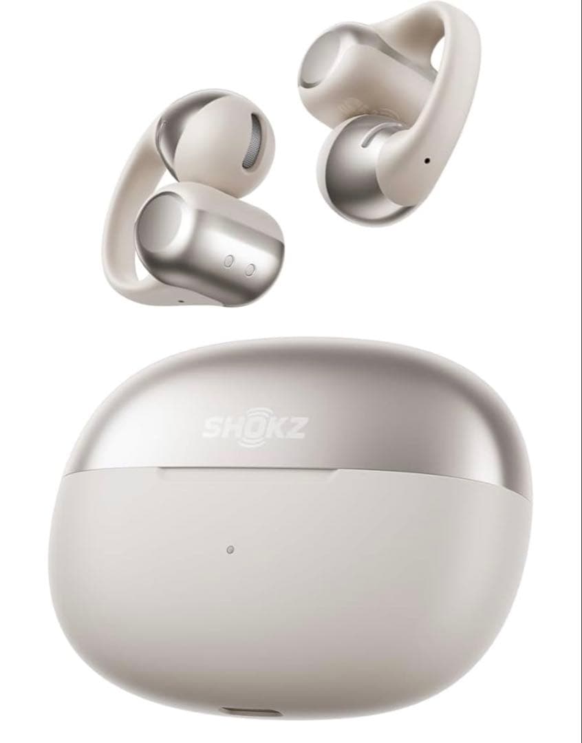 美品★Shokz グレー　ショックス　イヤーカフ　骨伝導　ワイヤレスイヤホン