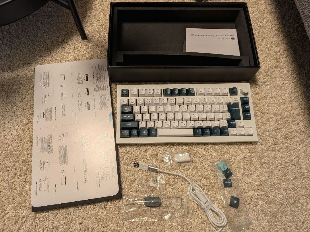 美品 Keychron Q1 HE 日本語配列 メカニカルキーボード