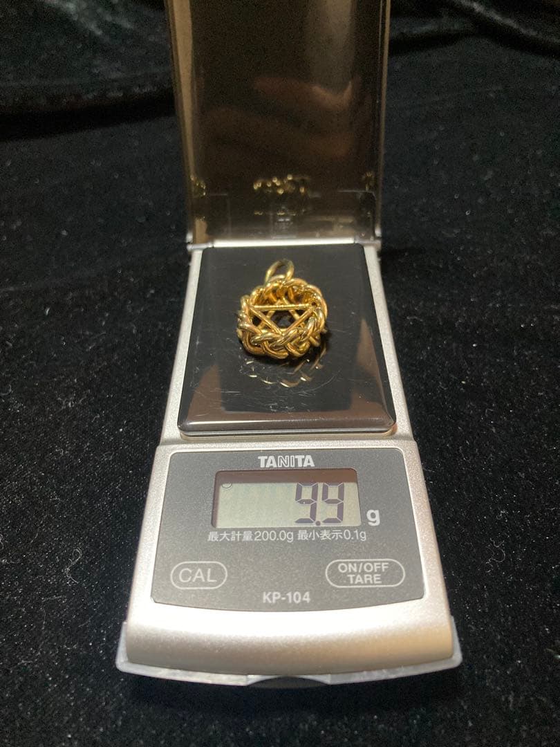 六芒星Pendant チェーン付き 真鍮