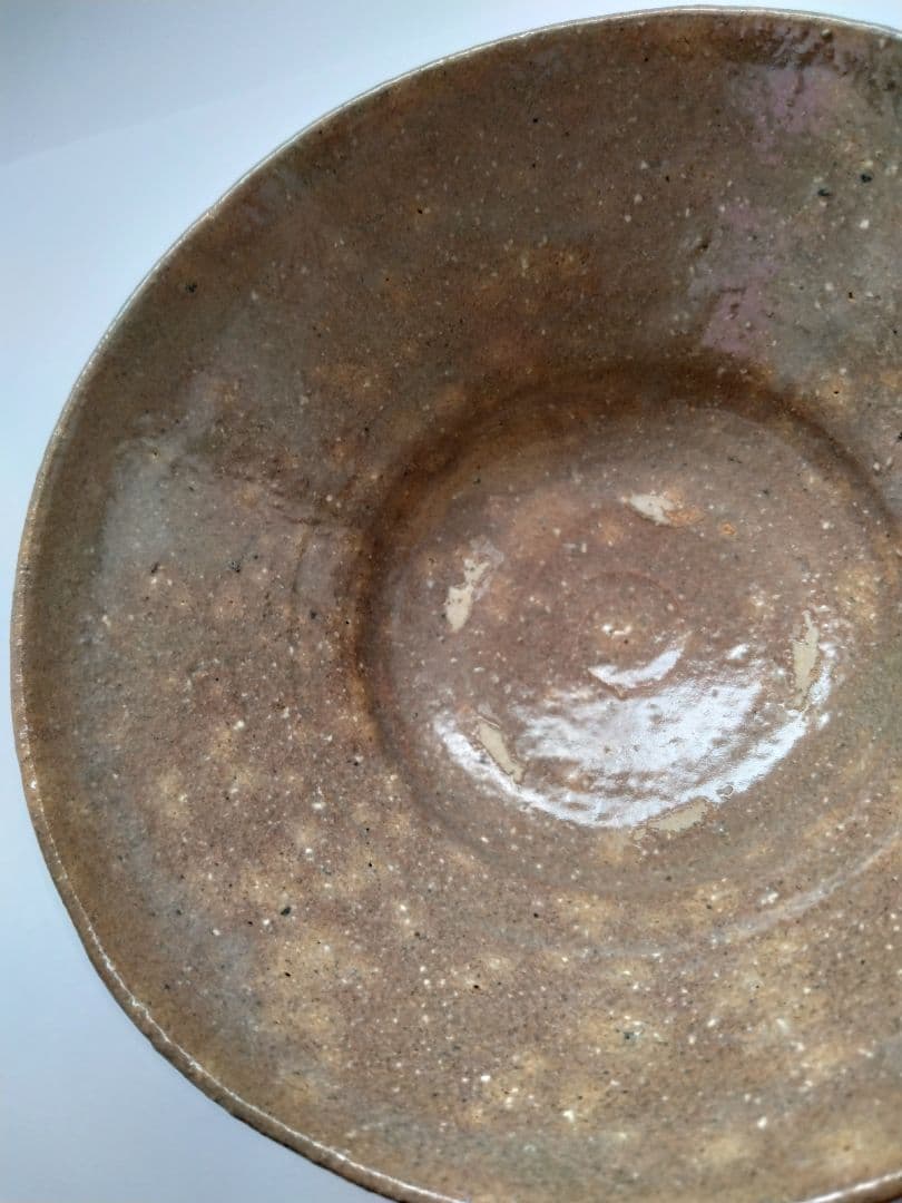 尾高焼楽山窯　清水日呂志　茂朱駕洛窯　蕎麦　茶碗　茶道具　共箱　抹茶碗