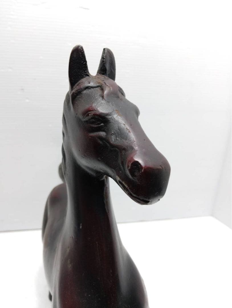 G2379【縁起物】馬 置物 跳ね馬 オブジェ 躍動感 運気上昇 インテリア