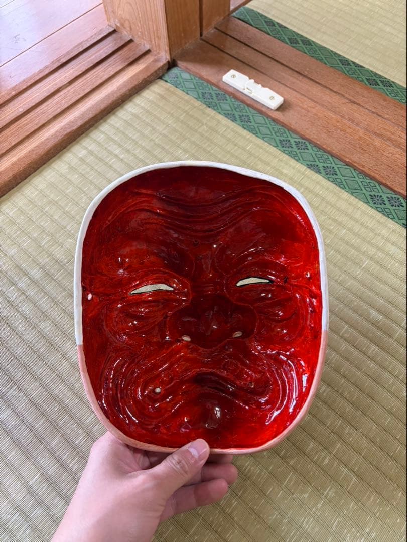 爺さん　神楽面　大蛇