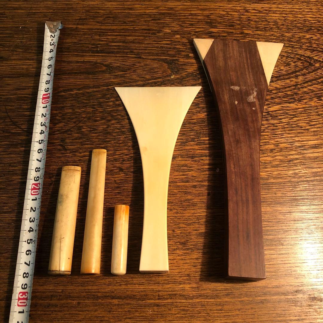 Teruhito Imai 煙管　印材　バチ　 天然素材まとめて