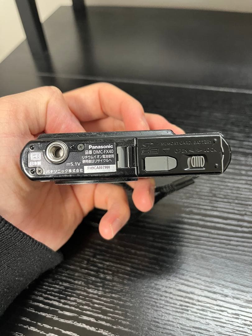 動作確認済み パナソニック LUMIX DMC-FX40 オールドコンデジ