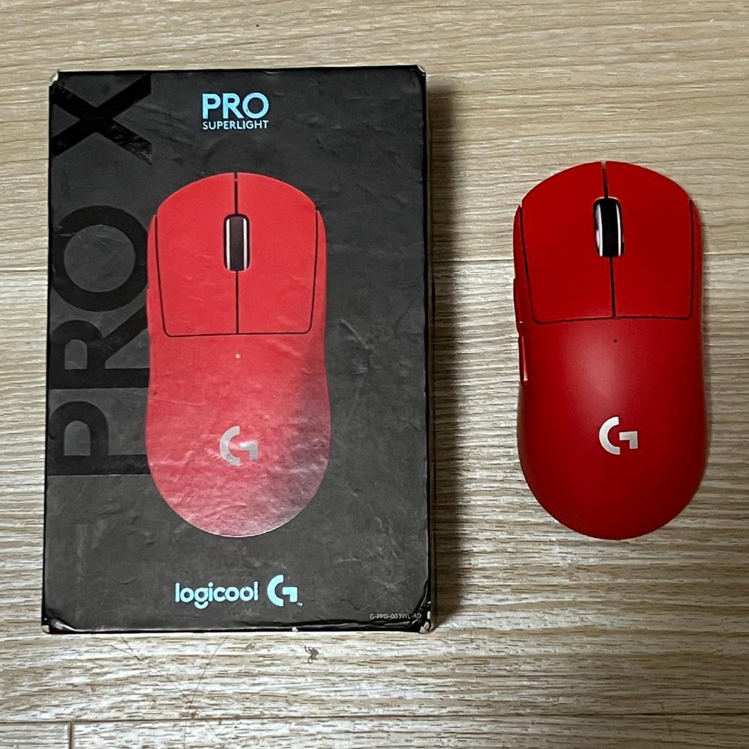 Logicool G PRO X SUPERLIGHT ソール新品 清掃動作確認