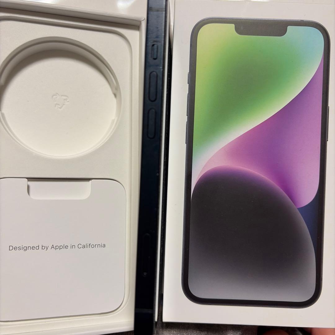 Apple iPhone 14 ブラック 本体 ケース付き