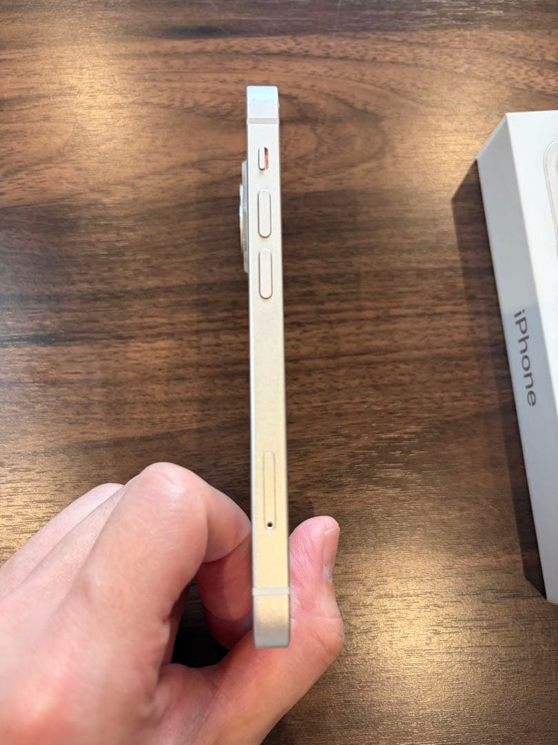 【美品】Apple iPhone 13mini ホワイト スターライト