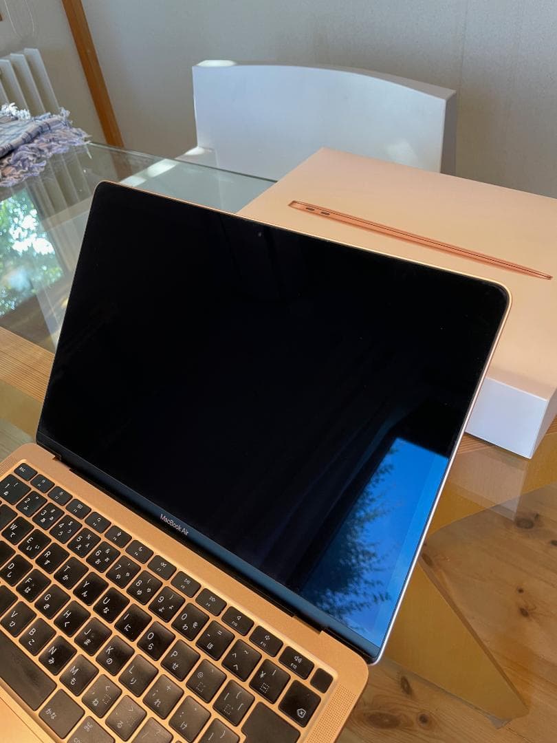 値下げ【美品】Apple MacBook Air (M1, 2020,ゴールド)