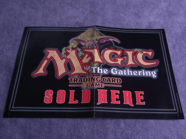 非売品　ポスター　マジック・ザ・ギャザリング　SOLD HERE　MTG　当時物