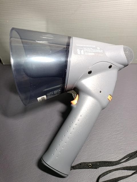TOA 小型 防滴 メガホン 3W ER-1103 ダークグレー 拡声器 マイク