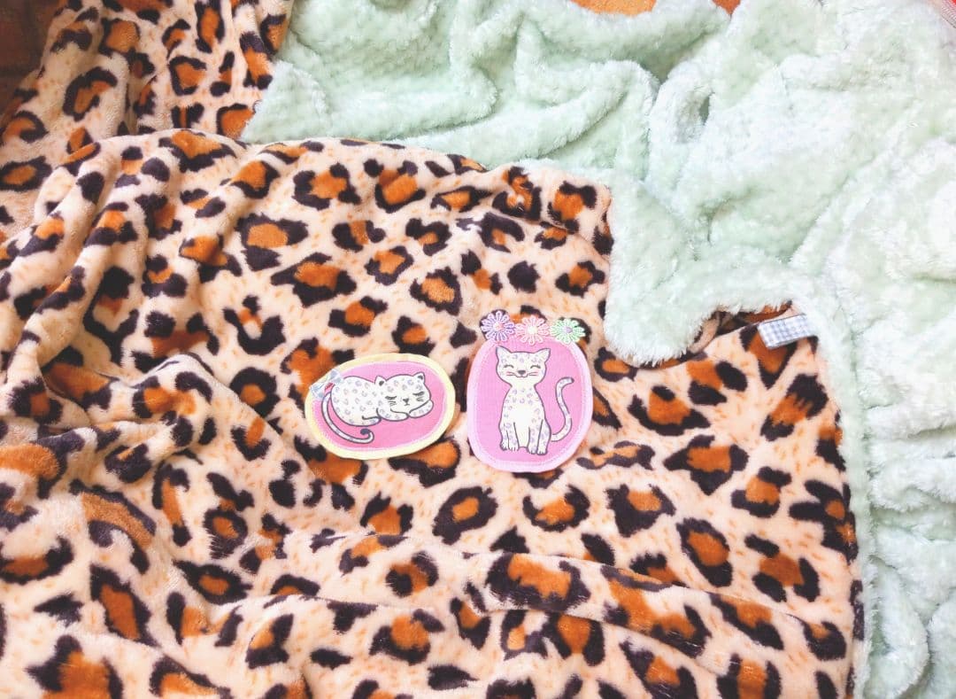 専用♥レア❤みかん❤極上☆キングサイズお布団ボアケット❤レオパード♥
