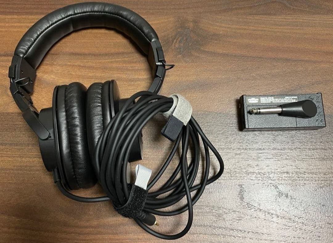 ヘッドホン　Audio　Technica　アンプ