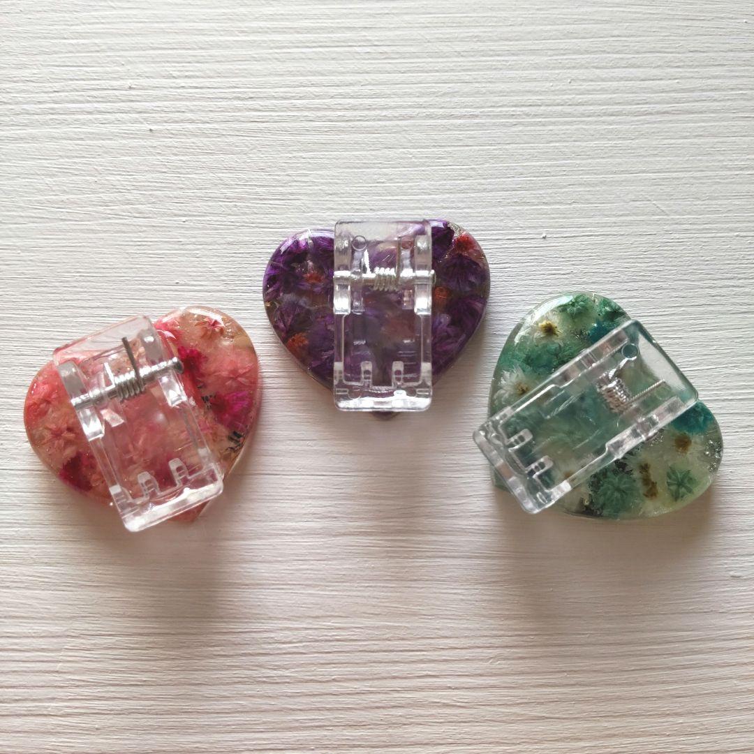 （sold）レジンで作ったクリップ（文具） 3個セット No.32