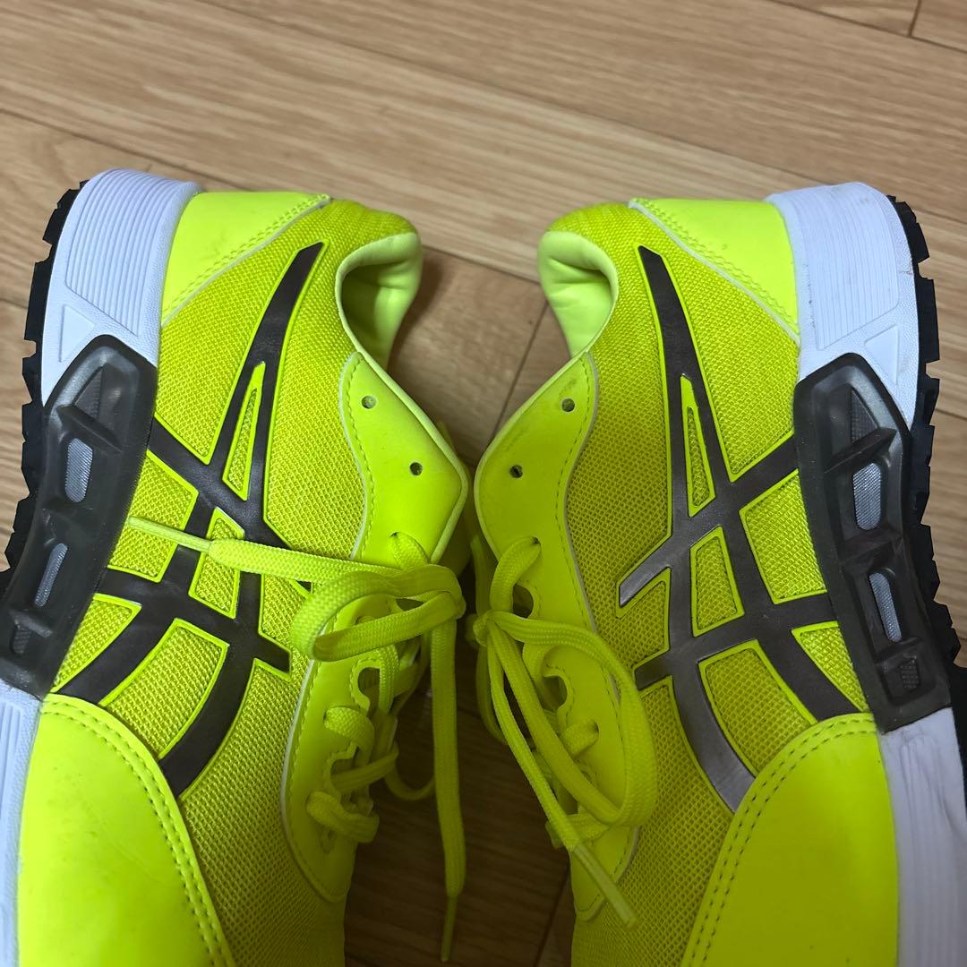 n*9様 asics 安全靴　蛍光イエロー　26.0㎝